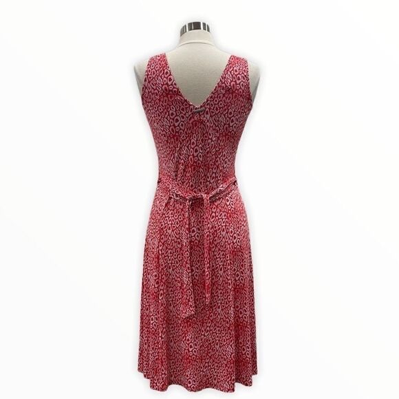 Michael Kors Animal Print Midi Sleeveless Dress - Picture 7 of 15